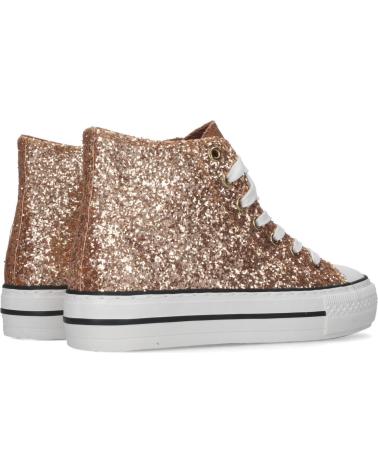 PUNTOSALAO ZAPATILLAS BRILLANTES ABOTINADAS SNEAKER COLOR CHAMPAN MUJER VARIOS COLORES