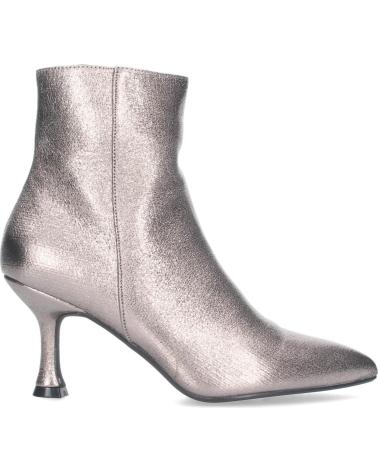 PUNTOSALAO BOTINES DE TACON BAJO PUNTA FINA Y CREMALLERA MUJER COLOR GR VARIOS COLORES