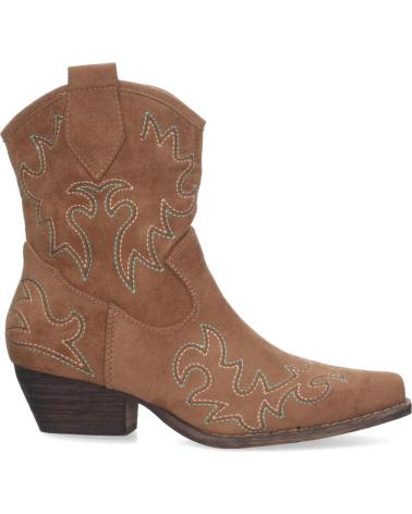 PUNTOSALAO BOTINES CAMPEROS CIERRE CREMALLERA MUJER COLOR CAMEL VARIOS COLORES