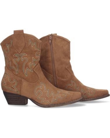 PUNTOSALAO BOTINES CAMPEROS CIERRE CREMALLERA MUJER COLOR CAMEL VARIOS COLORES