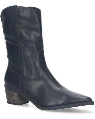 PUNTOSALAO BOTAS DE TACON MEDIO CANA ALTA PARA MUJER PUNTA FINA COLOR N VARIOS COLORES