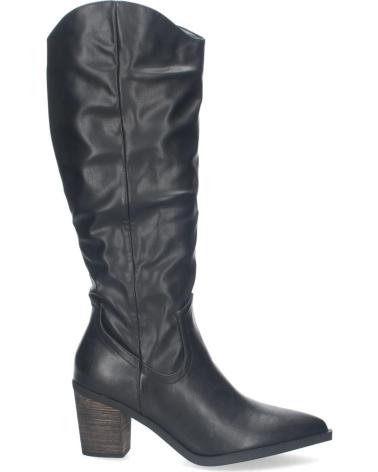 STIVALI ALTI PUNTOSALAO CON TACCO MEDIO E PUNTA AFFUSOLATA COLORE NERO VARIOS COLORES