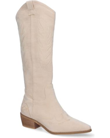 STIVALI TEXANI ALTI PUNTOSALAO CON TACCO BASSO VARIOS COLORES