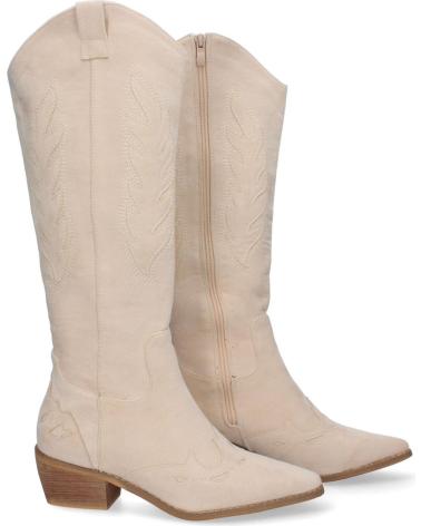 STIVALI TEXANI ALTI PUNTOSALAO CON TACCO BASSO VARIOS COLORES