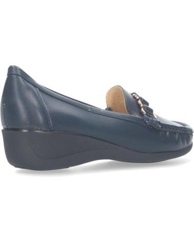 PUNTOSALAO BEQUEME PLATEAU-MOKASSINS MARINEBLAU MIT KETTENDETAIL VARIOS COLORES