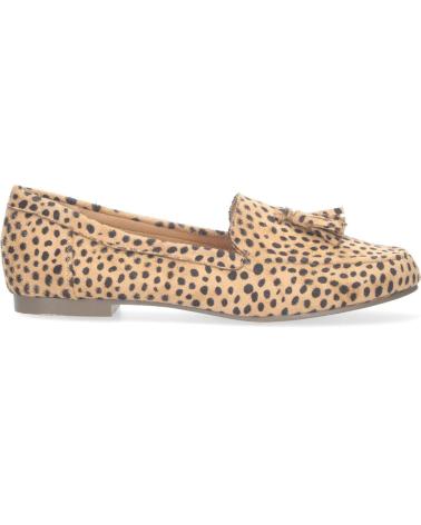 PUNTOSALAO FLAT LOAFER WITH FRINGES LEOPARD PRINT VARIOS COLORES