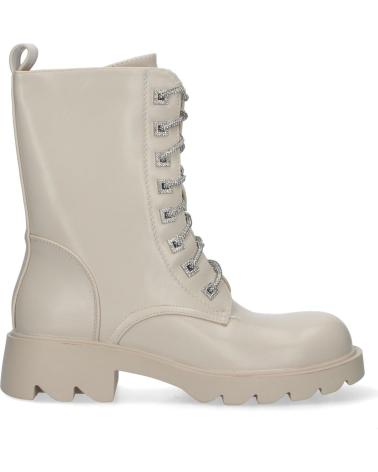 BOTTES MILITAIRES PUNTOSALAO AVEC SEMELLE CRANTÉE, LACETS ET FERMETURE ÉCLAIR VARIOS COLORES