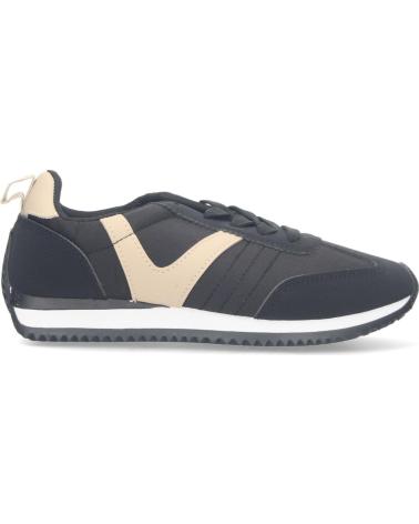 PUNTOSALAO ZZ-129 CASUAL SNEAKERS - BLACK WITH BEIGE DETAIL VARIOS COLORES