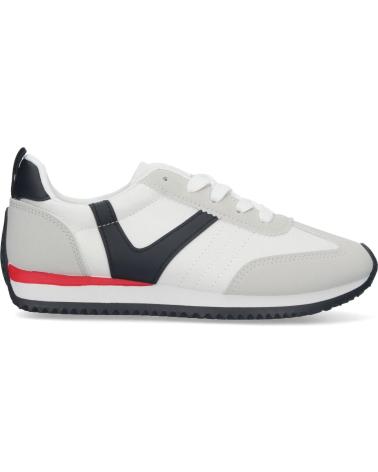 PUNTOSALAO ZZ-129 CASUAL SNEAKERS - WHITE WITH BLUE AND RED DETAILS VARIOS COLORES