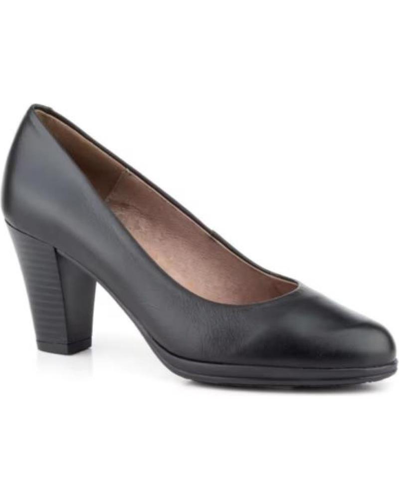 PAR Y MEDIO ZAPATOS DE VESTIR MUJER PIEL TACÓN MEDIO-ALTO CLÁSICOS NEGROS NEGRO