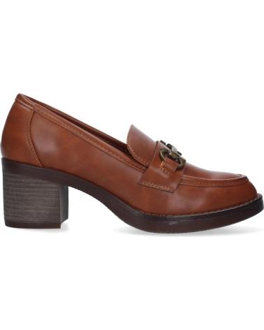 PUNTOSALAO COMFORTABLE CHUNKY HEEL LOAFERS CAMEL MODEL 7421 VARIOS COLORES