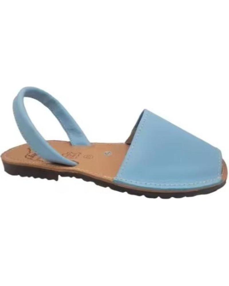 MENORQUINAS CONDIZ CUIR BLEU FABRIQUÉ EN ESPAGNE AZUL