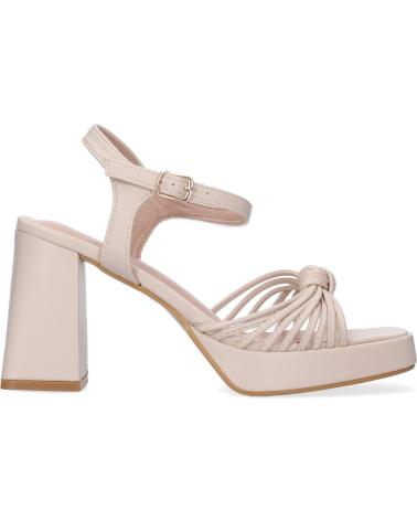 PUNTOSALAO S-2 COMFORTABLE WIDE HEEL PARTY SANDALS BEIGE VARIOS COLORES