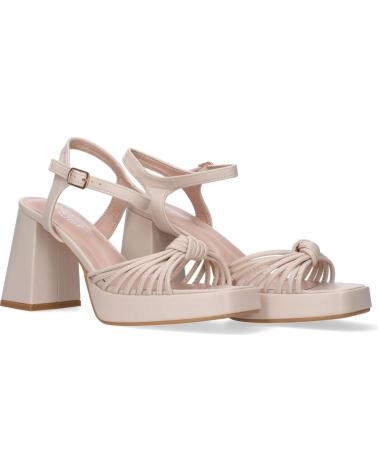 PUNTOSALAO SANDALEN S-2 MIT BEQUEMEM BLOCKABSATZ BEIGE VARIOS COLORES