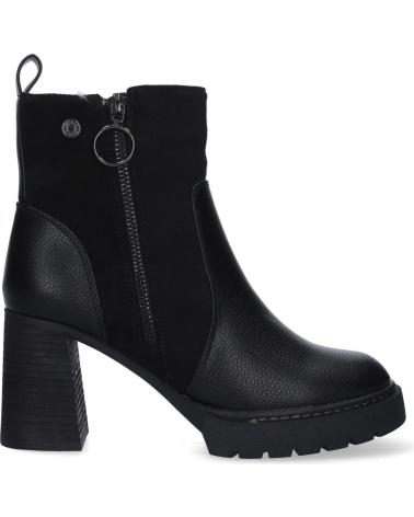 BOTTINES PUNTOSALAO NOIRES À TALON CONFORTABLE AVEC FERMETURE ÉCLAIR VARIOS COLORES