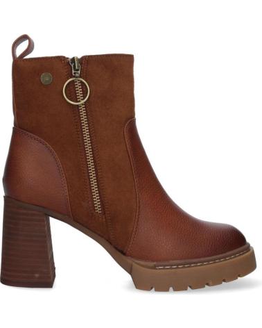 BOTTINES PUNTOSALAO COULEUR CUIR À TALON CONFORTABLE AVEC FERMETURE ÉCLAIR VARIOS COLORES