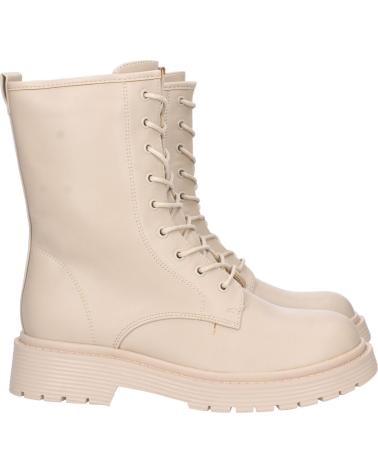 BOTTES MILITAIRES PUNTOSALAO BEIGE À LACETS VARIOS COLORES