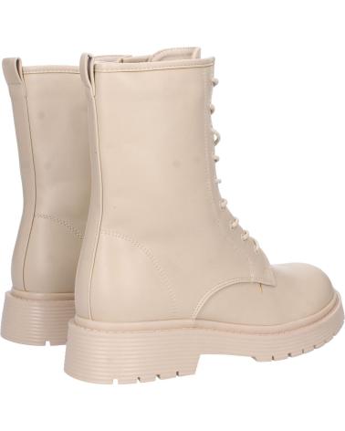 BOTTES MILITAIRES PUNTOSALAO BEIGE À LACETS VARIOS COLORES