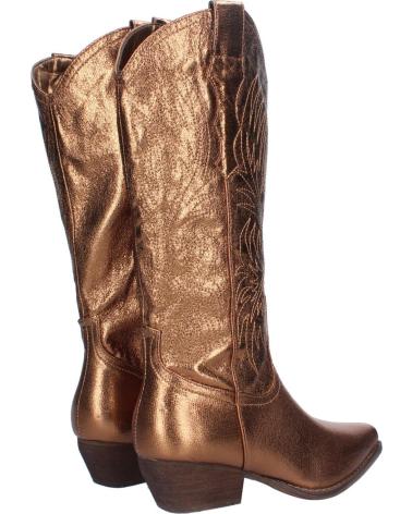 PUNTOSALAO COWBOY-STIEFEL MIT METALLIC-ABSATZ UND SCHAFTPRÄGUNG VARIOS COLORES