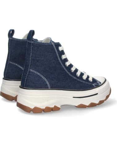 PUNTOSALAO HIGH-TOP CANVAS-SNEAKER BLUE DENIM MIT TRACK-PLATEAUSOHLE VARIOS COLORES