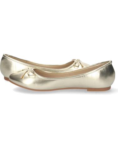 PUNTOSALAO BAILARINAS PLANAS DORADAS CON LAZO DISEÑO MUJER VARIOS COLORES