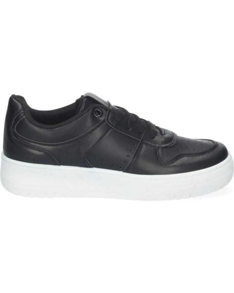 ZAPATILLAS DEPORTIVAS CASUAL PUNTOSALAO MUJER NEGRO SUELA BLANCA VARIOS COLORES