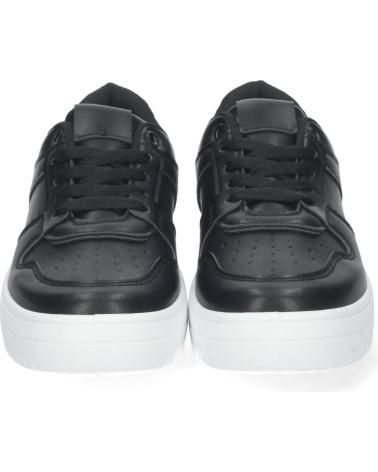 ZAPATILLAS DEPORTIVAS CASUAL PUNTOSALAO MUJER NEGRO SUELA BLANCA VARIOS COLORES