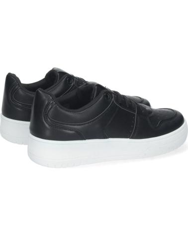 ZAPATILLAS DEPORTIVAS CASUAL PUNTOSALAO MUJER NEGRO SUELA BLANCA VARIOS COLORES