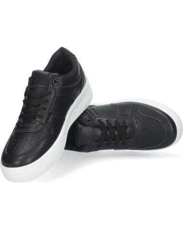 ZAPATILLAS DEPORTIVAS CASUAL PUNTOSALAO MUJER NEGRO SUELA BLANCA VARIOS COLORES