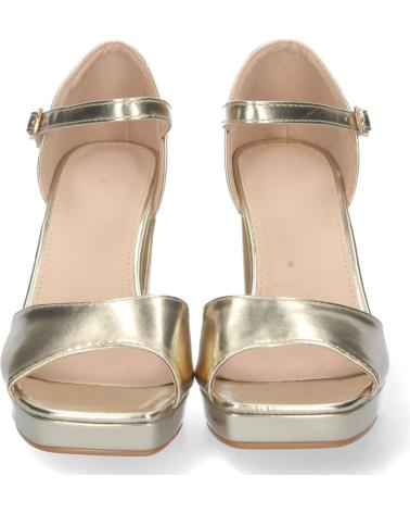 SANDALIAS PUNTOSALAO DORADAS DE VESTIR CON TACÓN Y PLATAFORMA VARIOS COLORES