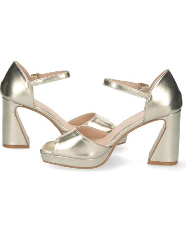 SANDALIAS PUNTOSALAO DORADAS DE VESTIR CON TACÓN Y PLATAFORMA VARIOS COLORES