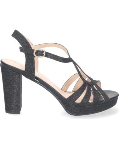 SANDALIAS DE FIESTA PUNTOSALAO CON TACÓN ANCHO Y DISEÑO DE TIRAS VARIOS COLORES