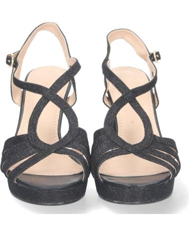 SANDALIAS DE FIESTA PUNTOSALAO CON TACÓN ANCHO Y DISEÑO DE TIRAS VARIOS COLORES