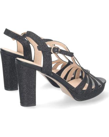 SANDALIAS DE FIESTA PUNTOSALAO CON TACÓN ANCHO Y DISEÑO DE TIRAS VARIOS COLORES