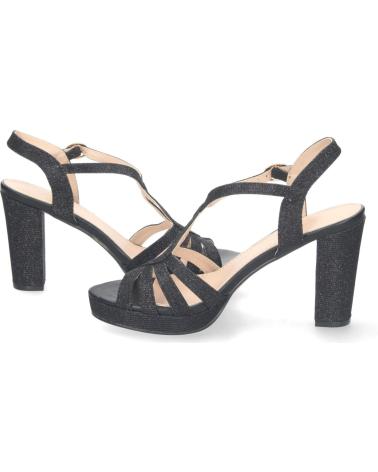 SANDALIAS DE FIESTA PUNTOSALAO CON TACÓN ANCHO Y DISEÑO DE TIRAS VARIOS COLORES