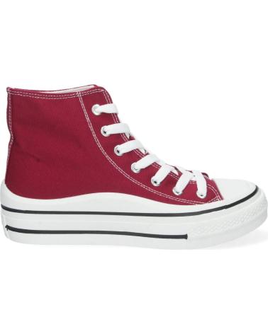 ZAPATILLAS BOTÍN DE LONA PUNTOSALAO MUJER BURDEOS VARIOS COLORES