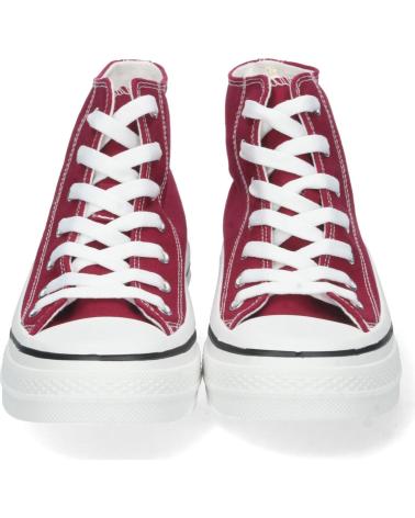 ZAPATILLAS BOTÍN DE LONA PUNTOSALAO MUJER BURDEOS VARIOS COLORES