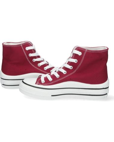 ZAPATILLAS BOTÍN DE LONA PUNTOSALAO MUJER BURDEOS VARIOS COLORES