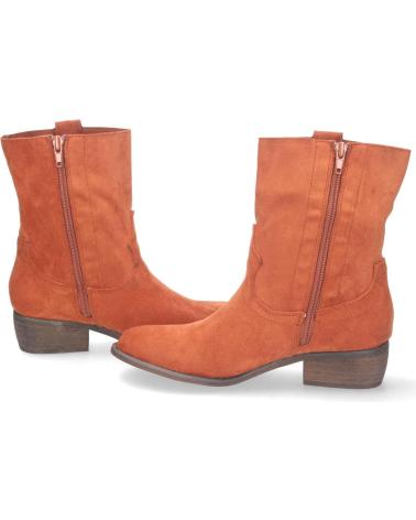 PUNTOSALAO BOTINES BAJOS MUJER PUNTA REDONDA VARIOS COLORES