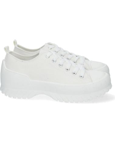 ZAPATILLAS PUNTOSALAO DE LONA CON PLATAFORMA PARA MUJER VARIOS COLORES