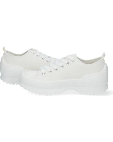 ZAPATILLAS PUNTOSALAO DE LONA CON PLATAFORMA PARA MUJER VARIOS COLORES