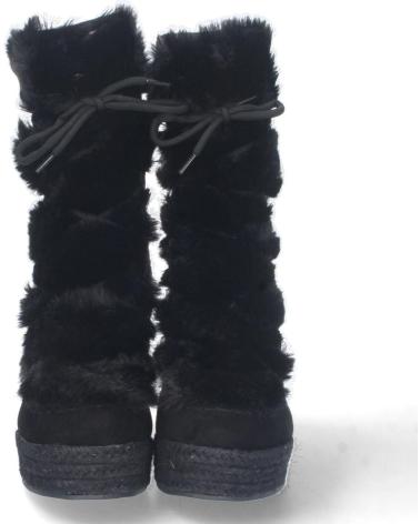 BOTAS DE CUÑA PUNTOSALAO EN YUTE Y PELO ESTILO AUSTRALIANO PARA MUJER VARIOS COLORES