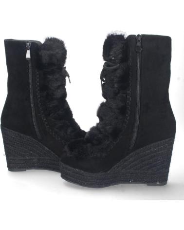 BOTAS DE CUÑA PUNTOSALAO EN YUTE Y PELO ESTILO AUSTRALIANO PARA MUJER VARIOS COLORES