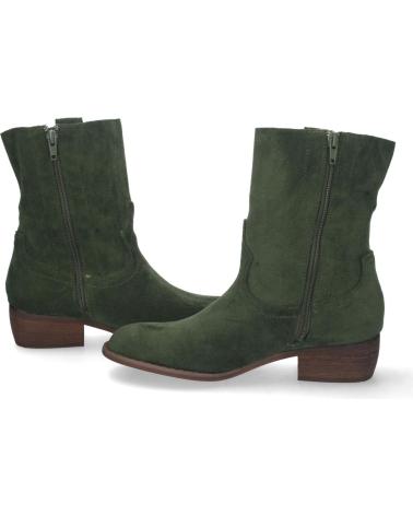 BOTINES BAJOS PUNTOSALAO PUNTA REDONDA MUJER VERDE VARIOS COLORES