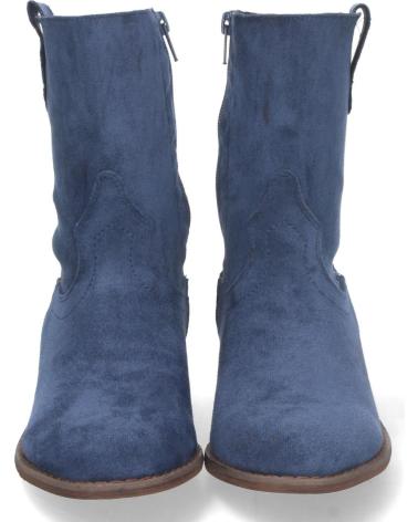 BOTINES BAJOS PUNTOSALAO PUNTA REDONDA MUJER AZUL VARIOS COLORES