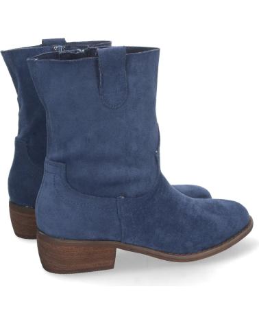 BOTINES BAJOS PUNTOSALAO PUNTA REDONDA MUJER AZUL VARIOS COLORES