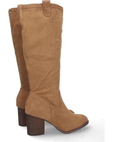 BOTAS ALTAS PUNTOSALAO CON TACÓN ANCHO Y CREMALLERA PARA MUJER VARIOS COLORES