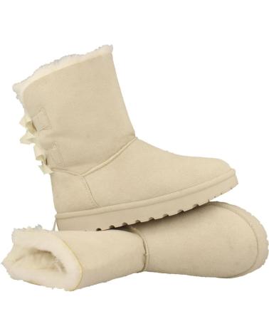 PUNTOSALAO BOTAS AUSTRALIANAS BEIGE CON LAZOS DECORATIVOS MUJER VARIOS COLORES