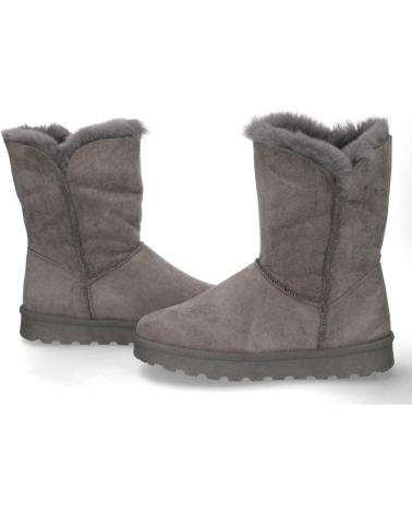 BOTAS AUSTRALIANAS PUNTOSALAO MUJER FORRO PELO CREMALLERA GRIS VARIOS COLORES