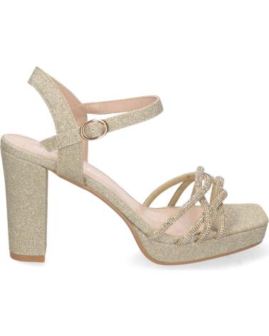 SANDALIAS DE VESTIR PUNTOSALAO MUJER TACÓN ANCHO BRILLO VARIOS COLORES